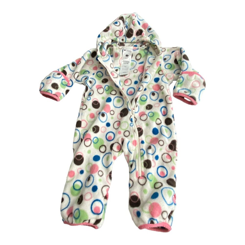 Columbia One Piece Fleece Snow Suit Baby Bunting 12 months - Picture 3 of 8